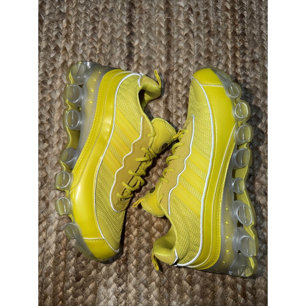 Adidas Microbounce T1 Shoes Size 7.5 Shock Yellow 779001 Rare Color